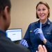 Lt. Amber Martz conducts a physical