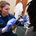 Lt. Amber Martz conducts a physical