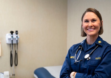 Lt. Amber Martz poses for a photo at the Memphis Military Entrance Processing Station