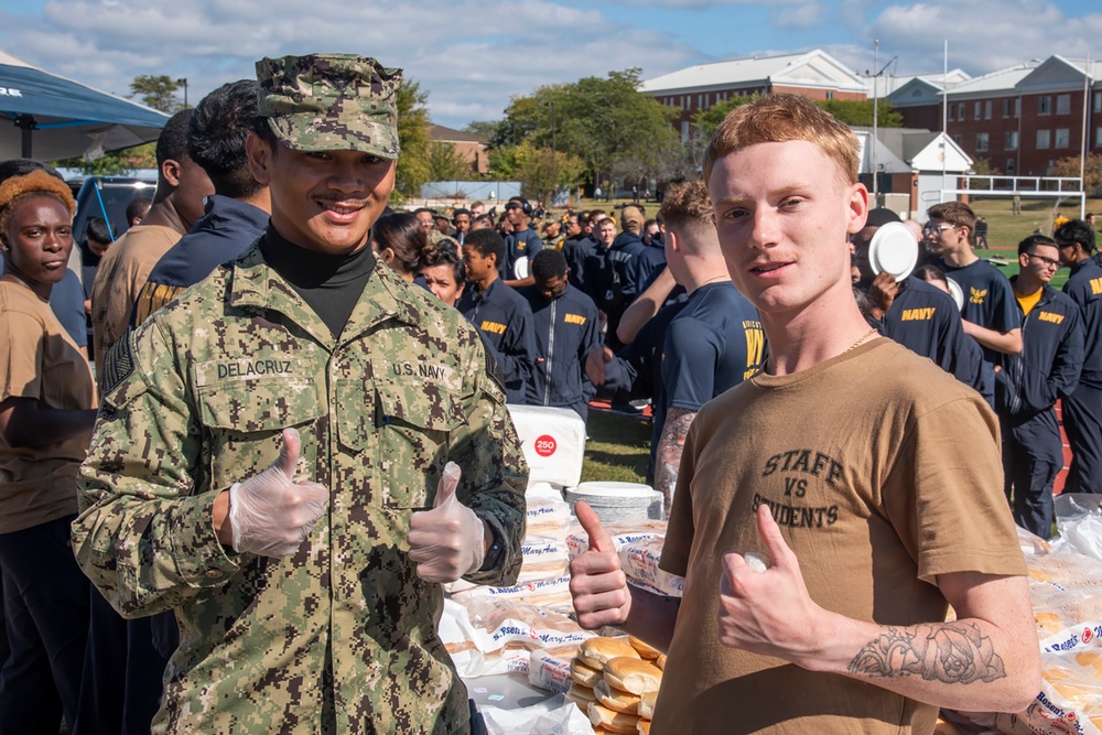 Surface Warfare Engineering Schools Command (SWESC) Great Lakes Sailors Participate in the 2025 'Staff vs. Students Combine' Surface Warfare Engineering Schools Command (SWESC) Great Lakes Sailors Participate in the 2025 'Staff vs. Students Combine'