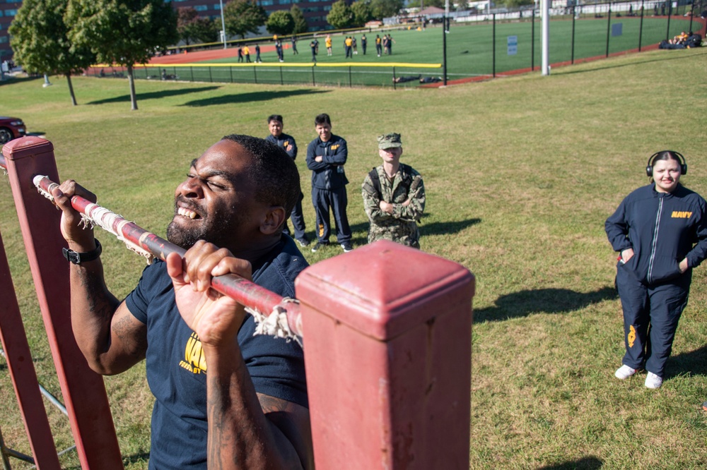 Surface Warfare Engineering Schools Command (SWESC) Great Lakes Sailors Participate in the 2025 'Staff vs. Students Combine' Surface Warfare Engineering Schools Command (SWESC) Great Lakes Sailors Participate in the 2025 'Staff vs. Students Combine'