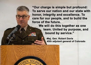 Change of the adjutant general/Maj. Gen. Laura Clellan retirement