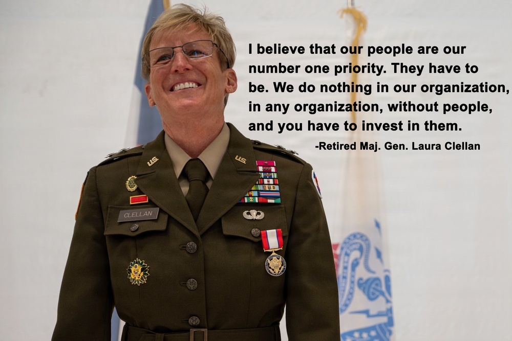 Change of the adjutant general/Maj. Gen. Laura Clellan retirement