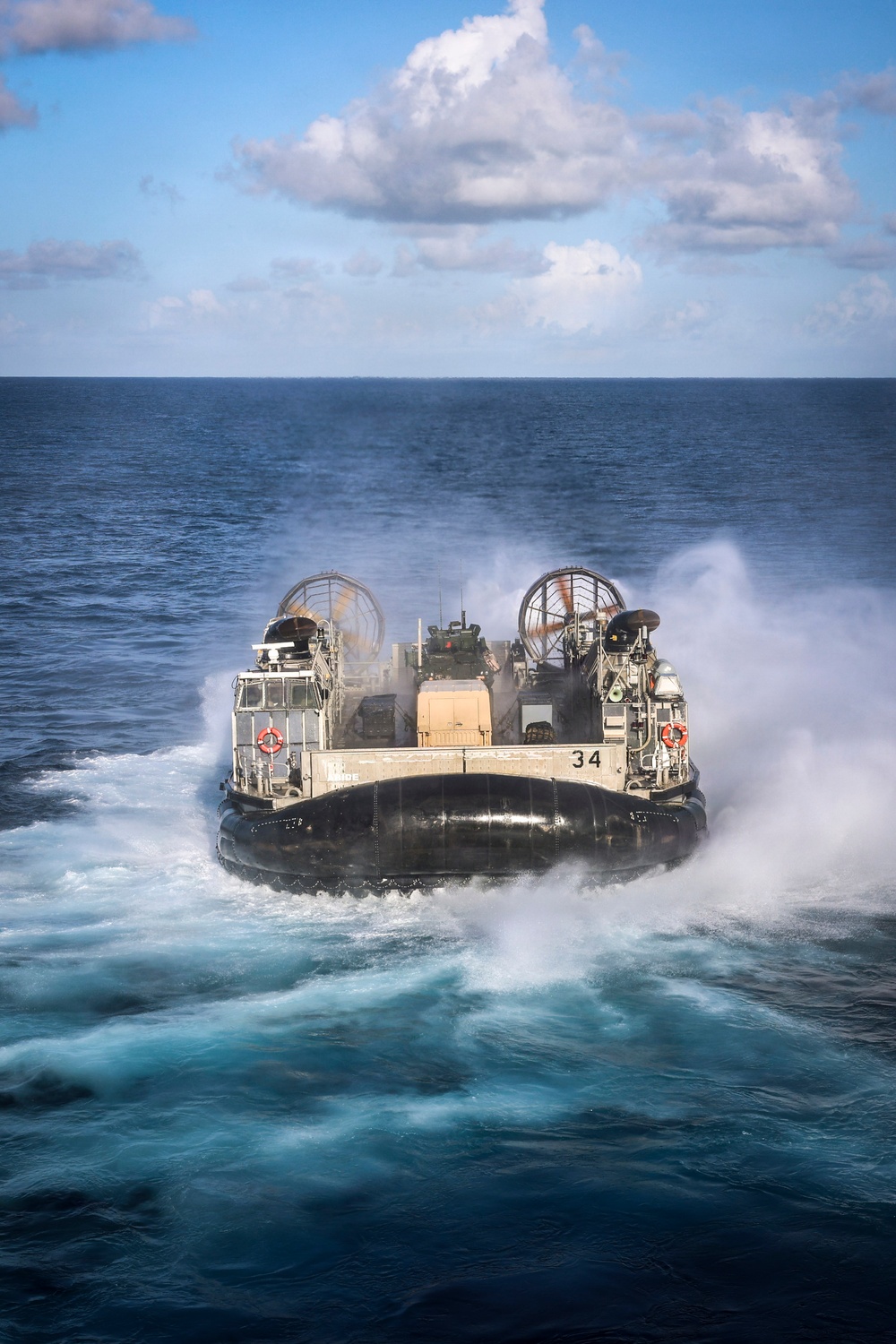 USS Iwo Jima Conducts LCAC Operations