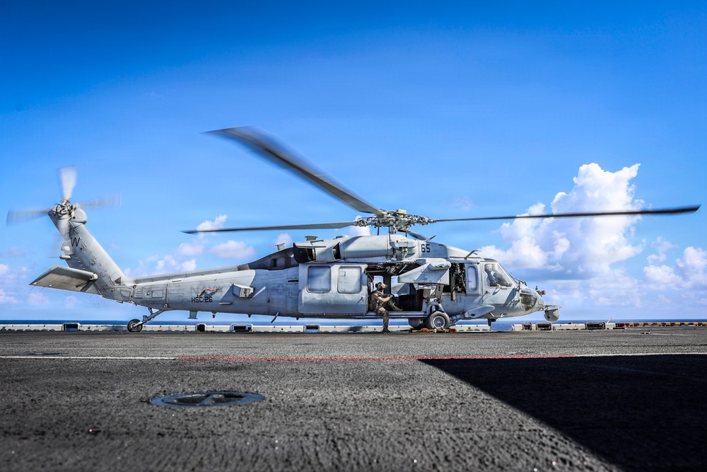 USS Iwo Jima Conducts Flight Operations