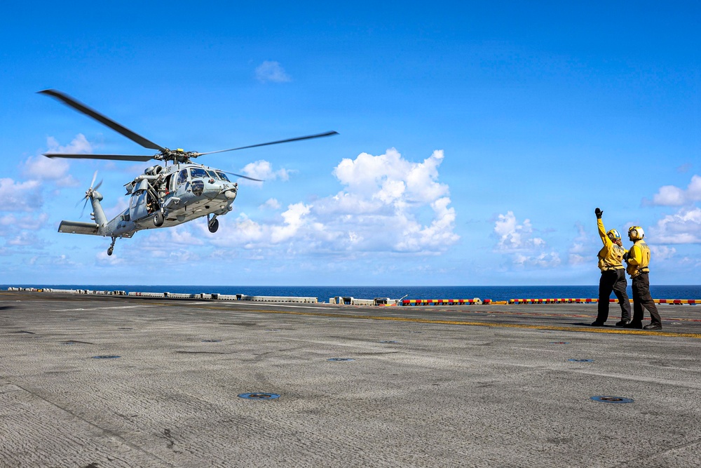USS Iwo Jima Conducts Flight Operations