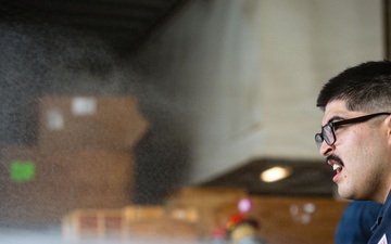 USS Iwo Jima Conducts Damage Control Drill