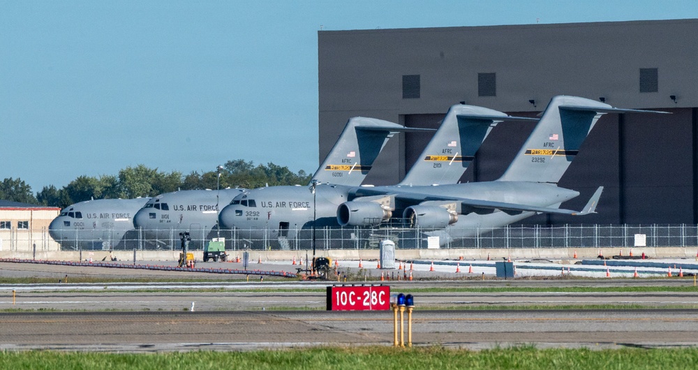 C-17 Aircraft; View from the 171st C-17 Aircraft; View from the 171st