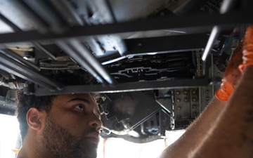 Phase Maintenance on an A-10C Thunderbolt II