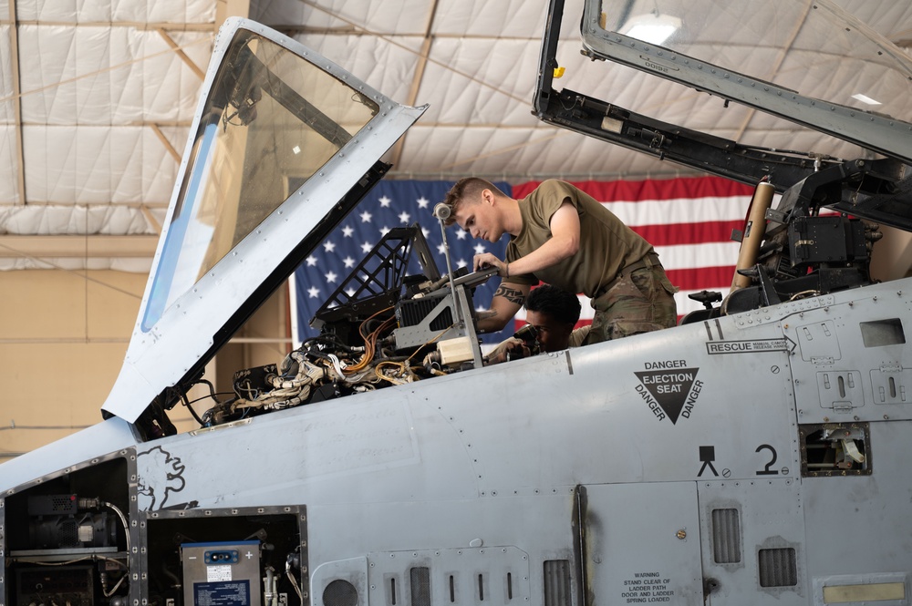 Phase Maintenance on an A-10C Thunderbolt II Phase Maintenance on an A-10C Thunderbolt II
