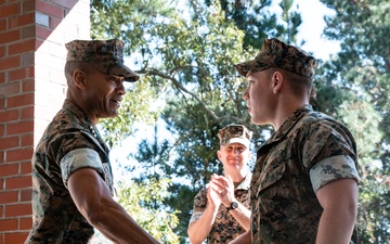 II MEF Commanding General recognizes SPMAGTF-ACM Marines