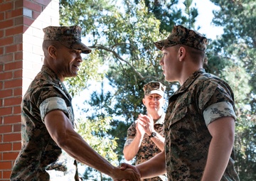 II MEF Commanding General recognizes SPMAGTF-ACM Marines