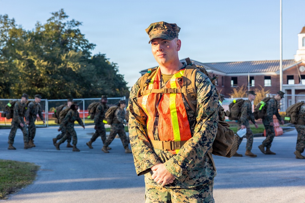 26th MEU Command Element conducts hike 26th MEU Command Element conducts hike