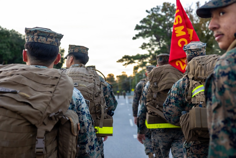 26th MEU Command Element conducts hike 26th MEU Command Element conducts hike
