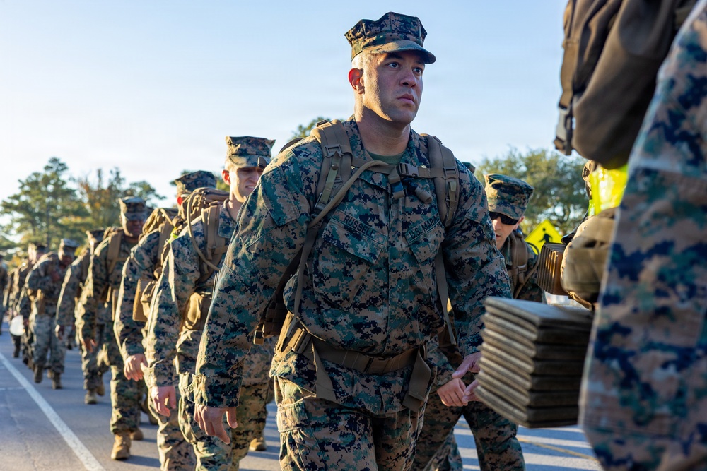 26th MEU Command Element conducts hike 26th MEU Command Element conducts hike