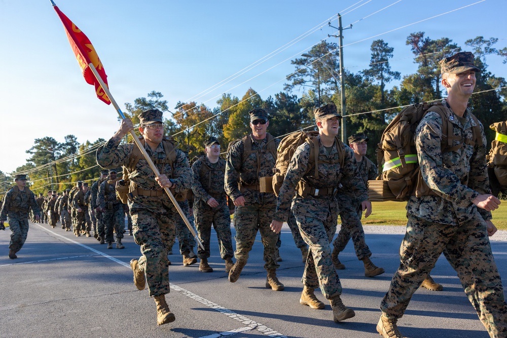 26th MEU Command Element conducts hike 26th MEU Command Element conducts hike