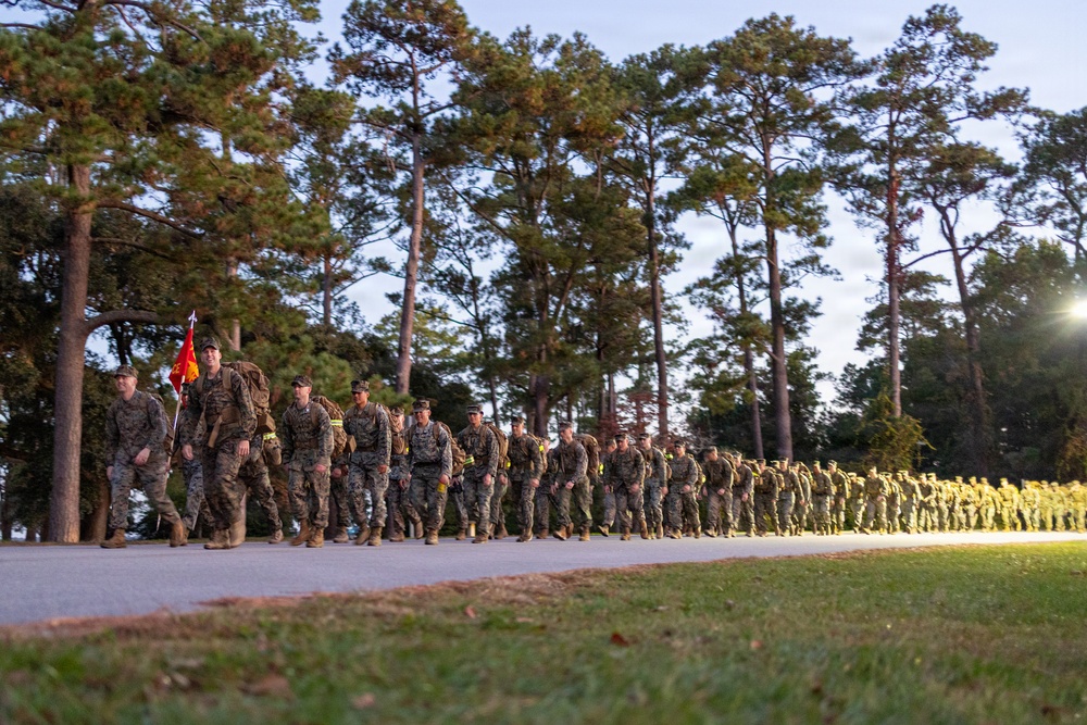 26th MEU Command Element conducts hike 26th MEU Command Element conducts hike