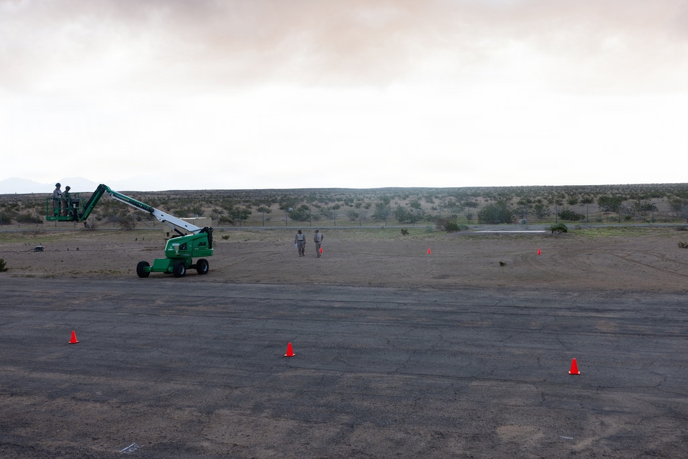 Marines Sharpen Engineering Skills with Boom Lift, Welding Training Marines Sharpen Engineering Skills with Boom Lift, Welding Training