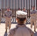The Commandant, Gen. Eric M. Smith and Sgt. Maj. Carlos A. Ruiz visits Marines at Southern Border Barrier