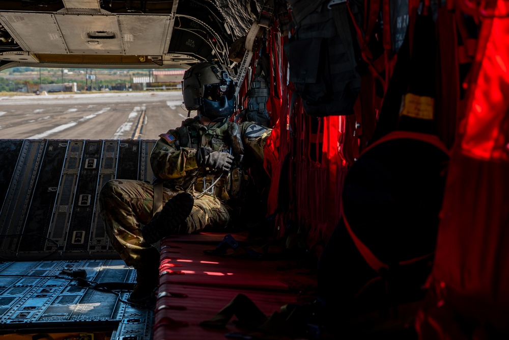 74th Multirole Bridge Company helocast training