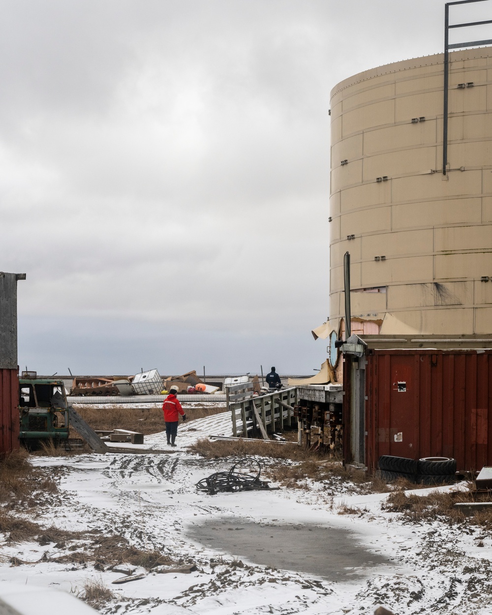 Coast Guard conducts post-storm assessments, cleanup operations in western Alaska