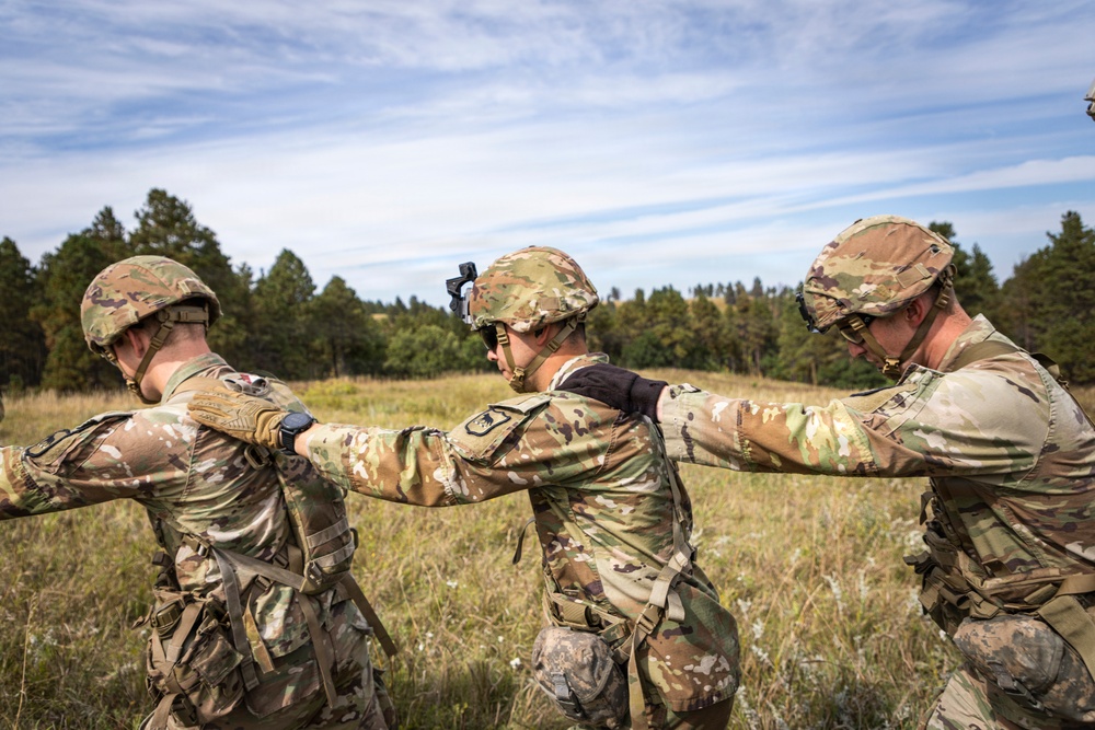 Hoist training with the Originals and South Dakota National Guard
