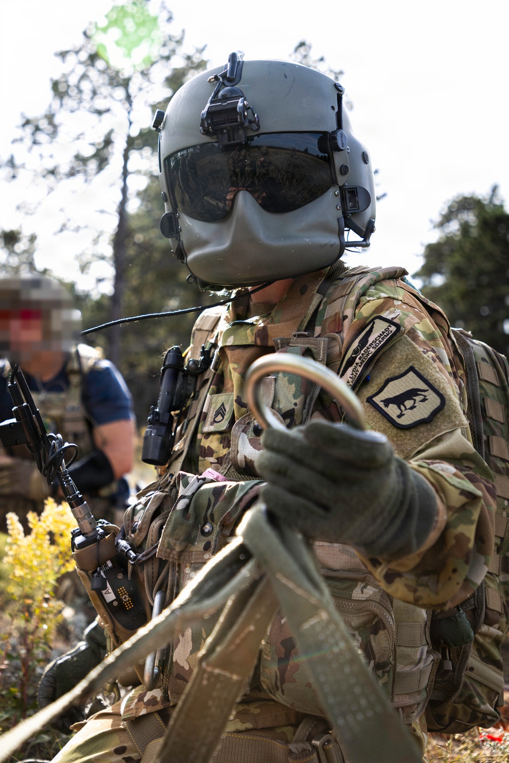 Hoist training with the Originals and South Dakota National Guard