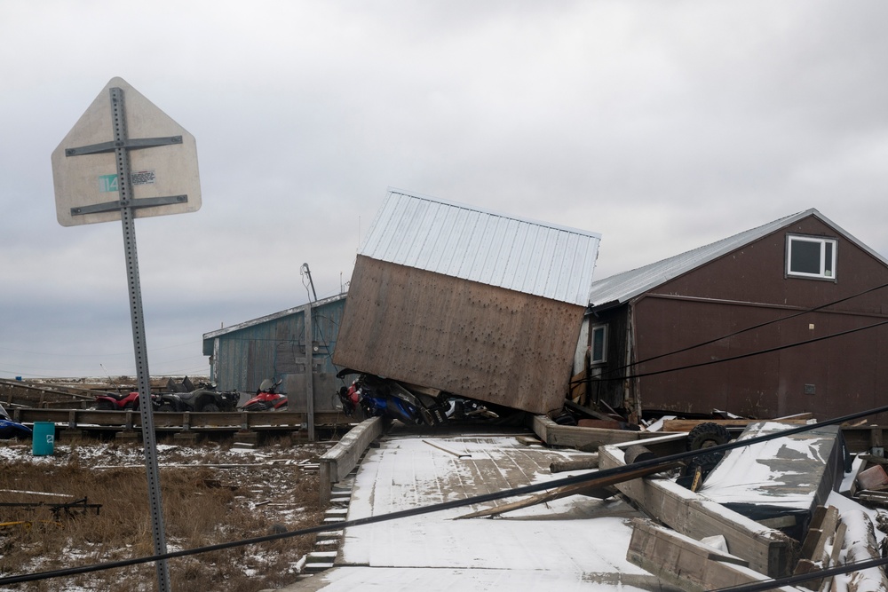 Coast Guard conducts post-storm assessments, cleanup operations in western Alaska