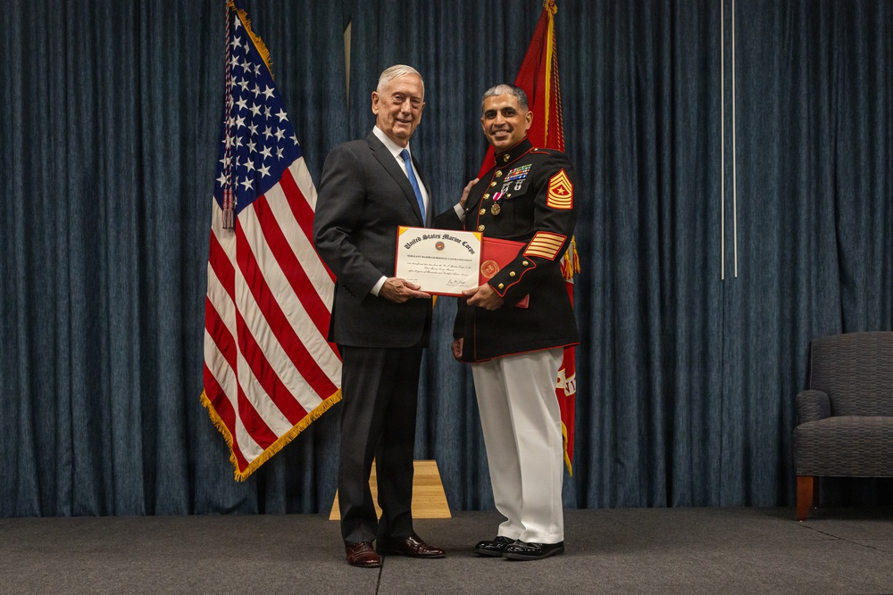 SgtMaj CastilloGuzman Retires SgtMaj CastilloGuzman Retires