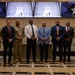 U.S. Secret Service members take a photo with Mississippi Army National Guard Soldiers