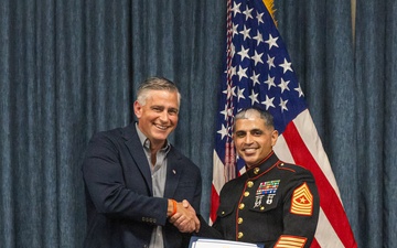 SgtMaj CastilloGuzman Retires