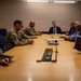 U.S. Secret Service members meet with Mississippi Army National Guard Soldiers
