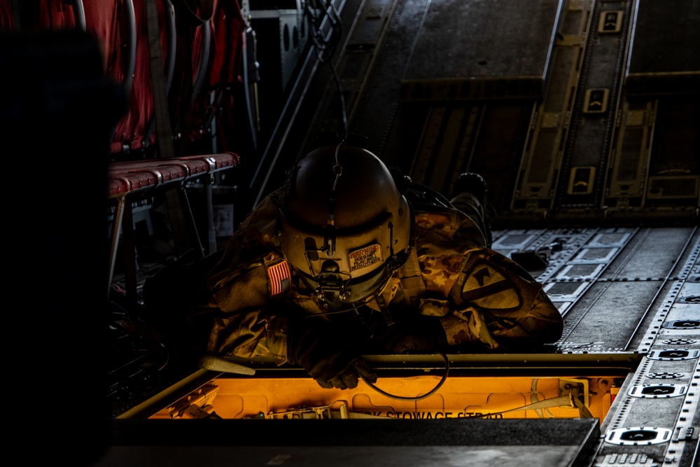 74th Multirole Bridge Company helocast training