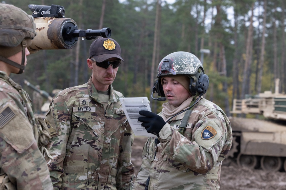3rd Battalion, 8th Cavalry Regiment run live-fire accuracy screening test with M1A2 Abrams tanks 3rd Battalion, 8th Cavalry Regiment run live-fire accuracy screening test with M1A2 Abrams tanks