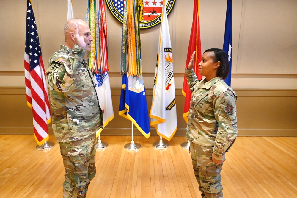 Brig. Gen. Natasha S. Taylor Reaffirms Oath of Office Brig. Gen. Natasha S. Taylor Reaffirms Oath of Office
