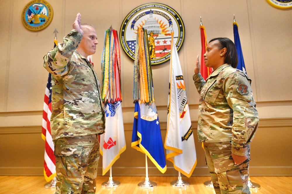 Brig. Gen. Natasha S. Taylor Reaffirms Oath of Office Brig. Gen. Natasha S. Taylor Reaffirms Oath of Office