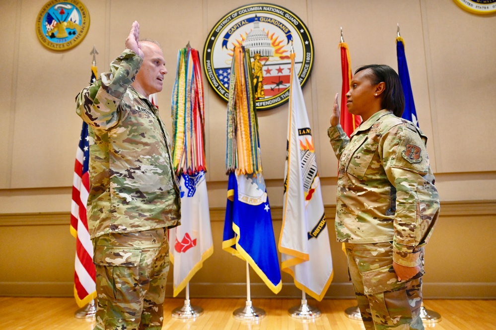 Brig. Gen. Natasha S. Taylor Reaffirms Oath of Office Brig. Gen. Natasha S. Taylor Reaffirms Oath of Office