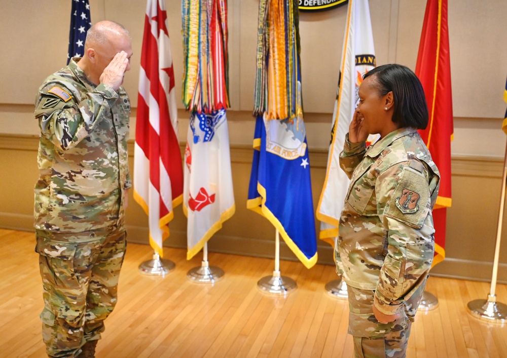 Brig. Gen. Natasha S. Taylor Reaffirms Oath of Office Brig. Gen. Natasha S. Taylor Reaffirms Oath of Office