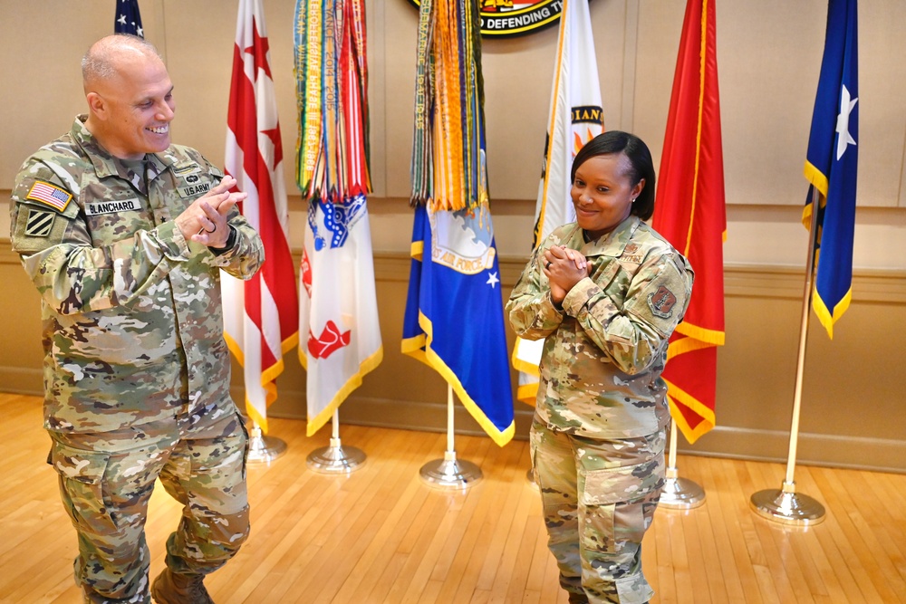 Brig. Gen. Natasha S. Taylor Reaffirms Oath of Office Brig. Gen. Natasha S. Taylor Reaffirms Oath of Office
