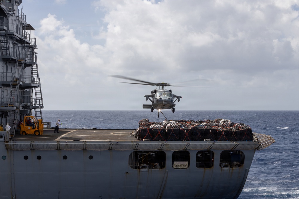 22nd MEU(SOC) | San Antonio Conducts Replenishment-at-sea 22nd MEU(SOC) | San Antonio Conducts Replenishment-at-sea
