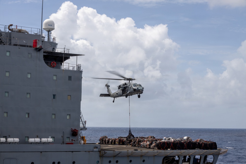 22nd MEU(SOC) | San Antonio Conducts Replenishment-at-sea 22nd MEU(SOC) | San Antonio Conducts Replenishment-at-sea