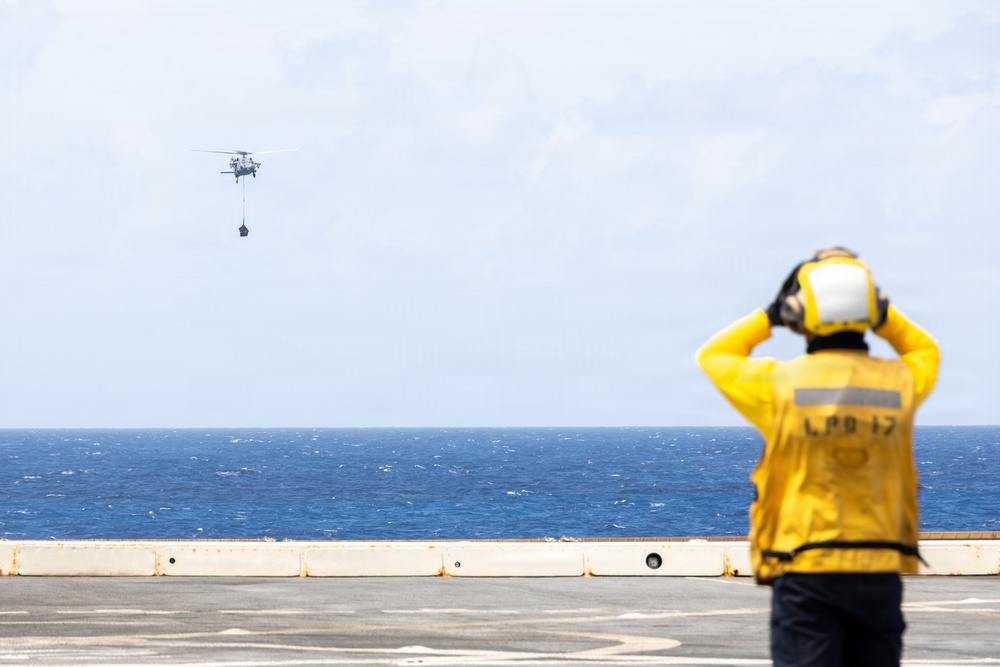 22nd MEU(SOC) | San Antonio Conducts Replenishment-at-sea 22nd MEU(SOC) | San Antonio Conducts Replenishment-at-sea