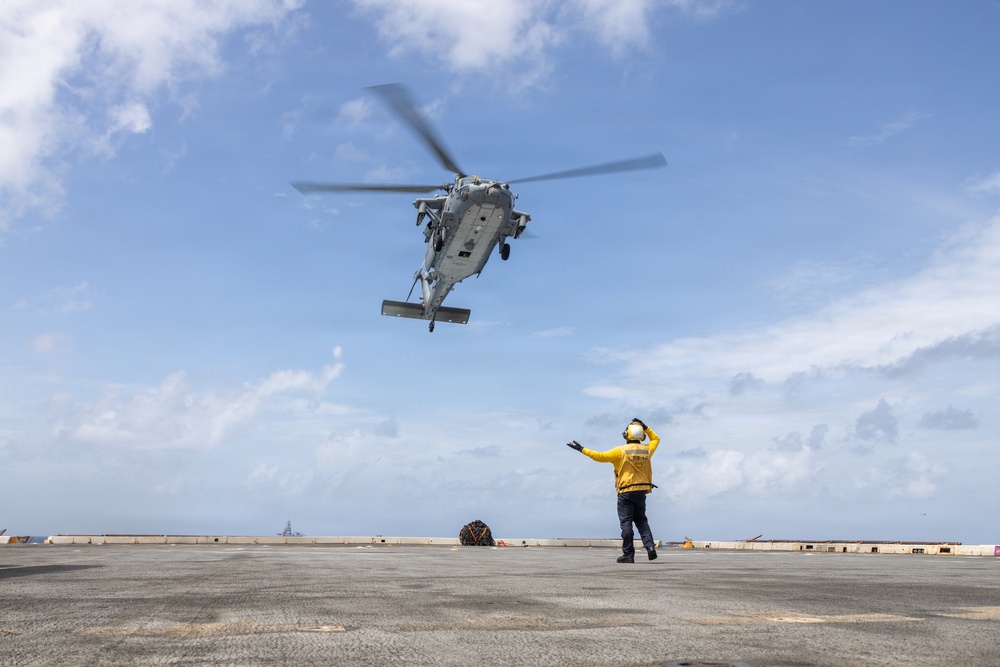 22nd MEU(SOC) | San Antonio Conducts Replenishment-at-sea 22nd MEU(SOC) | San Antonio Conducts Replenishment-at-sea