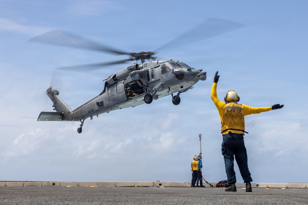 22nd MEU(SOC) | San Antonio Conducts Replenishment-at-sea 22nd MEU(SOC) | San Antonio Conducts Replenishment-at-sea