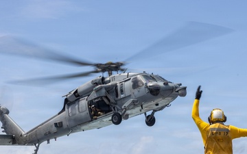 22nd MEU(SOC) | San Antonio Conducts Replenishment-at-sea
