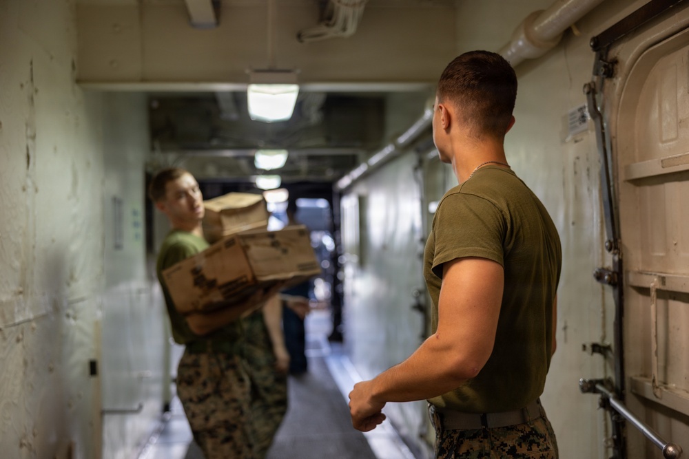 22nd MEU(SOC) | San Antonio Conducts Replenishment-at-sea 22nd MEU(SOC) | San Antonio Conducts Replenishment-at-sea