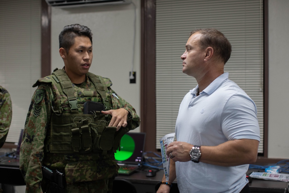 MCAS Iwakuni Marines and JGSDF members conduct virtual SUAS tracking during Active Shield 26 MCAS Iwakuni Marines and JGSDF members conduct virtual SUAS tracking during Active Shield 26