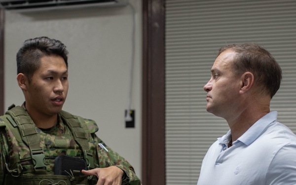MCAS Iwakuni Marines and JGSDF members conduct virtual SUAS tracking during Active Shield 26