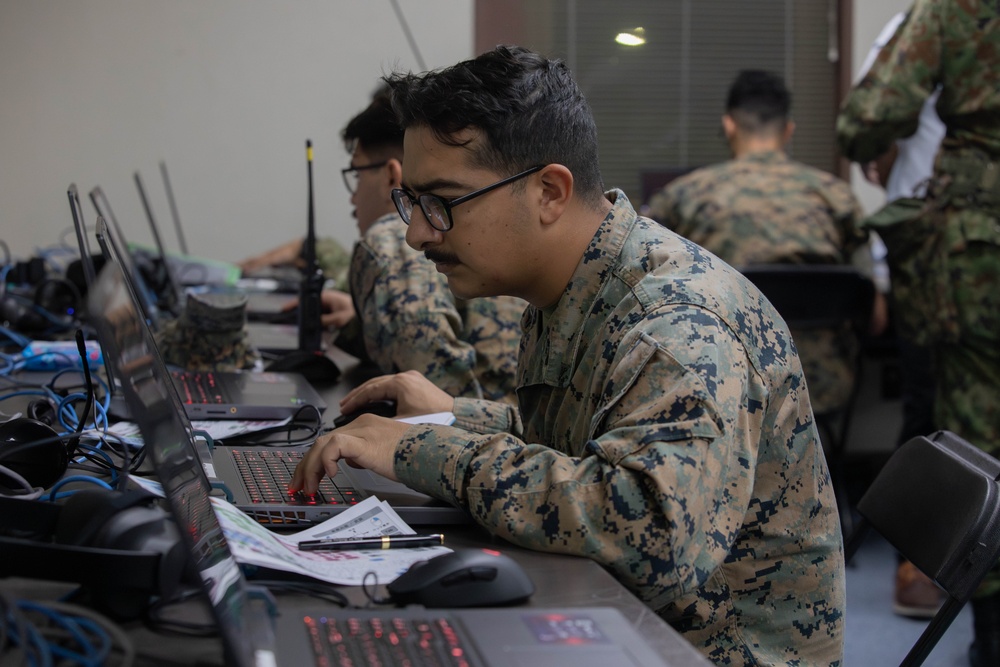 MCAS Iwakuni Marines and JGSDF members conduct virtual SUAS tracking during Active Shield 26 MCAS Iwakuni Marines and JGSDF members conduct virtual SUAS tracking during Active Shield 26