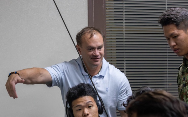 MCAS Iwakuni Marines and JGSDF members conduct virtual SUAS tracking during Active Shield 26